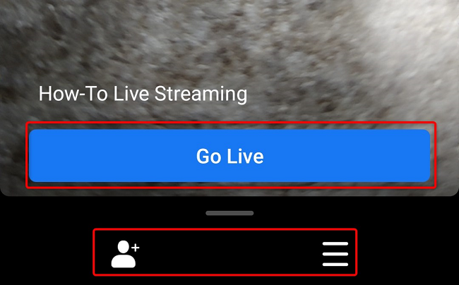 Configure las opciones y haga clic en Go Live.
