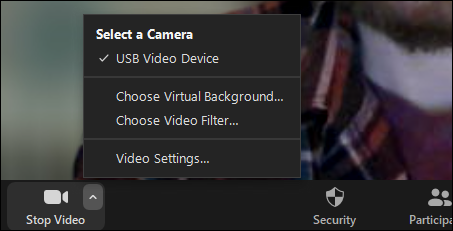 Ampliación de la cámara web USB