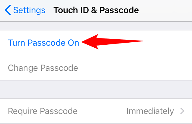Código de acceso de iPhone deshabilitado.