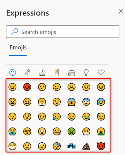 Elige un emoji.
