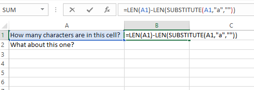 Ingrese la función LEN para obtener el número específico de caracteres.