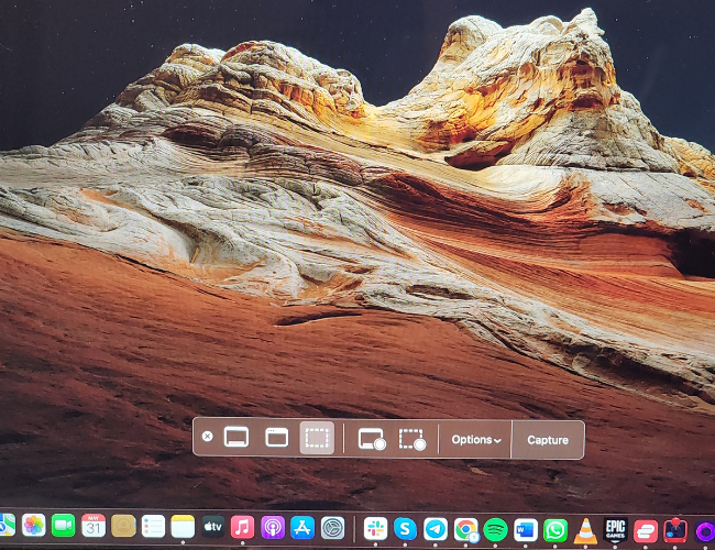 Barra de herramientas de imagen de macOS