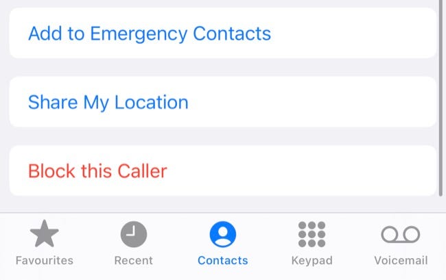 Agregar contactos a contactos de emergencia en iPhone