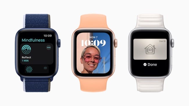 Apple Watch Serie 6 con watchOS 8