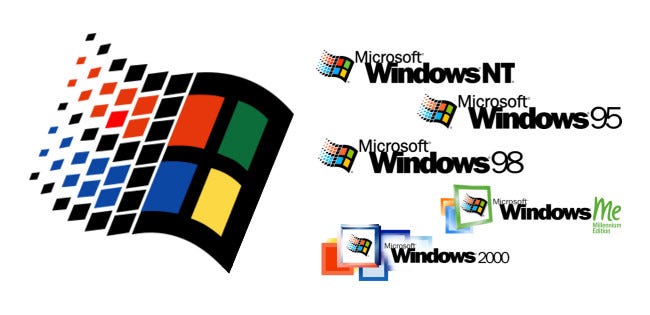 logotipo de windows de bandera ondeante