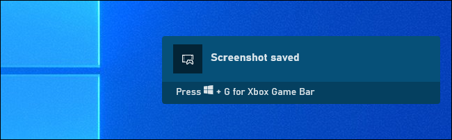 Notificación de imagen de la barra de juegos de Xbox.