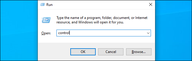 Comandos para iniciar el Panel de control en Windows 10