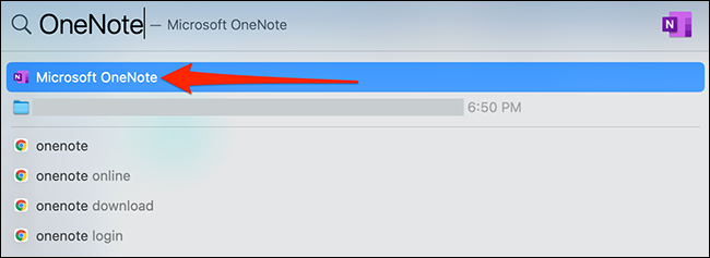 Iniciar OneNote en Mac