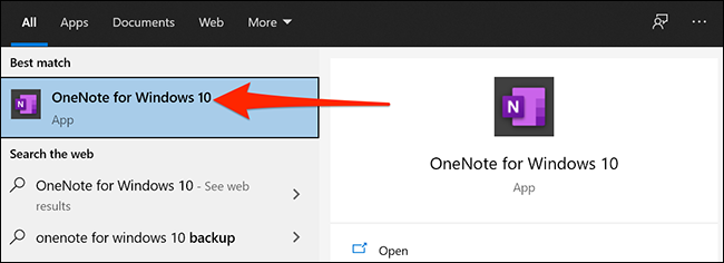 Acceder a OneNote para Windows 10
