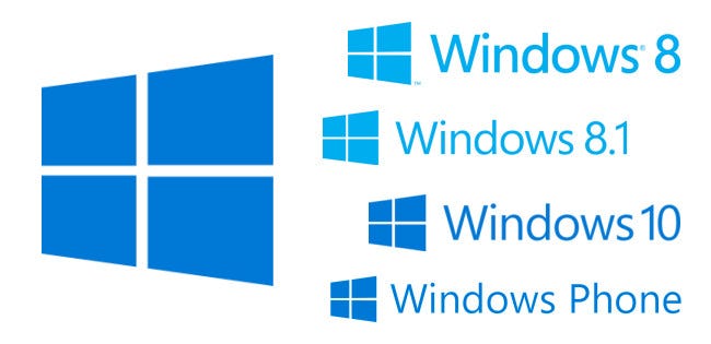 Logotipo de Windows en ángulo