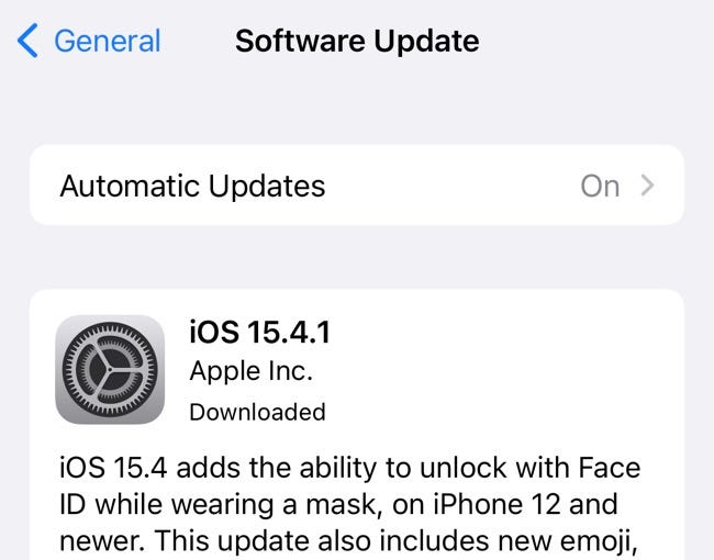actualizaciones de software iOS