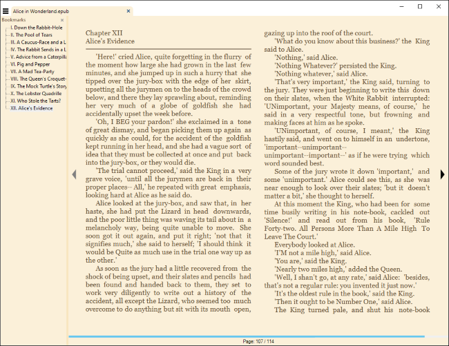Lea libros electrónicos en Sumatra PDF para Windows.